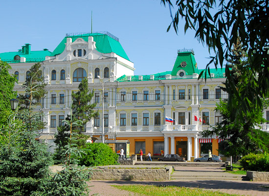 Old streets in Omsk are really picturesque