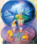 Still Life with a Tray. P. Kuznetsov. 1913. Canvas, oil