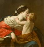 Virgin and Child. Simon Vouet. France. The 1630s. Canvas, oil