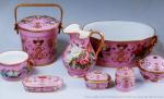 Hand-wash set. Paris. Paul Bleu workshop. The 1830s (?). Hard-paste porcelain