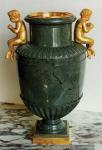 Vase. V. Kokovin. Russia. Yekaterinburg cutting manufacture. 1809. Kalkansky jasper, bronze