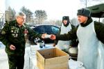 После турнира можно было отведать солдатской кухни