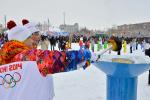 На Входной был зажжён свой факел соревнований