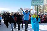 Команда спортсменов с особыми потребностями в этом году по собственной инициативе соревновалась наравне с остальными